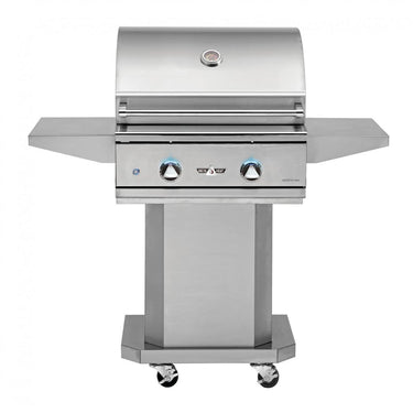 Delta Heat 26-Inch 2-Burner Propane Gas Grill On Pedestal Cart